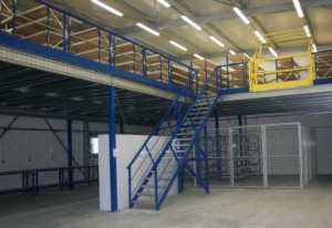 mezzanine de stockage